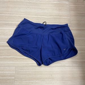 blue workout shorts nike